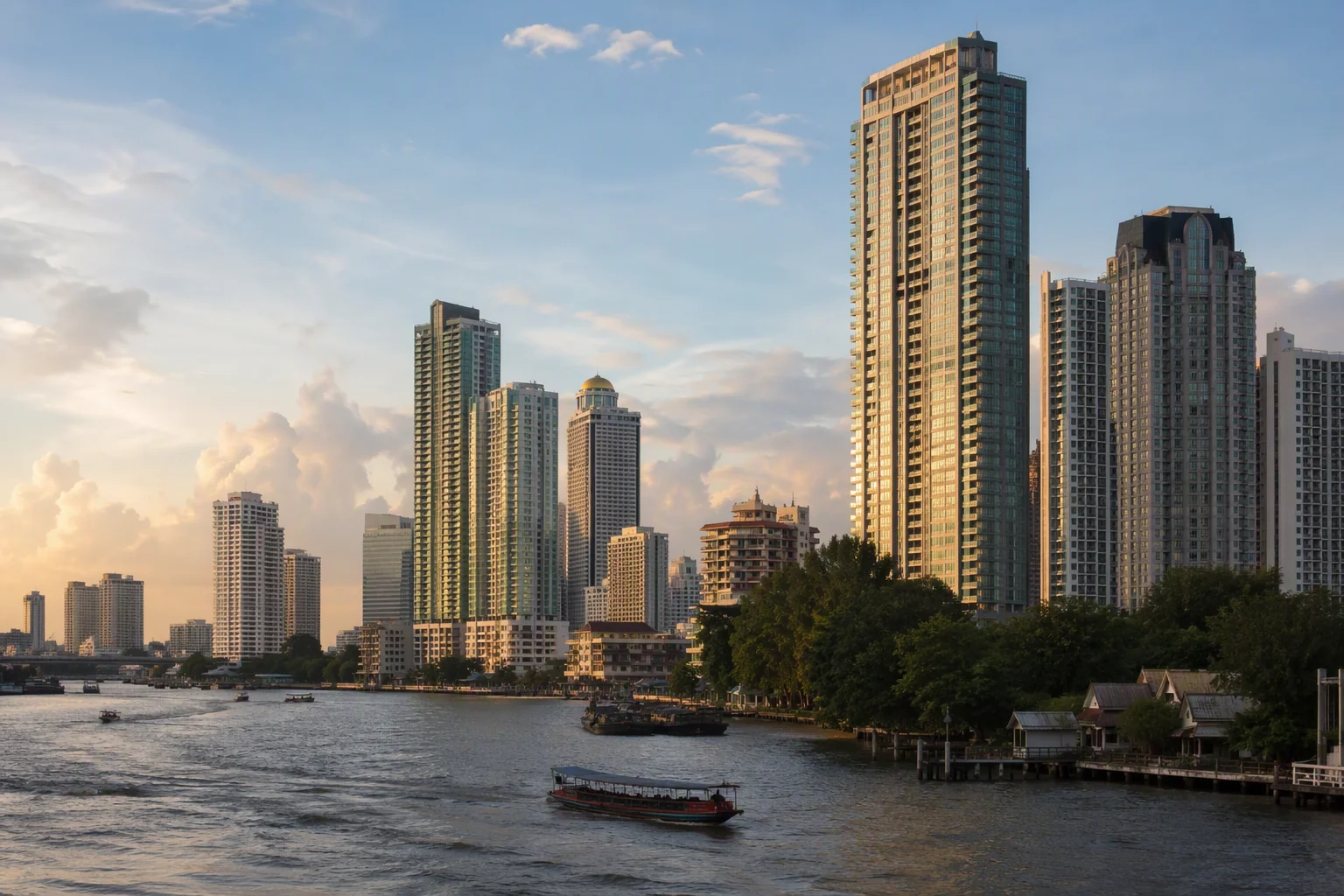 Bangkok condominium skyline